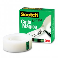 Cinta Mágica con Despachador 3M Scotch 810 de 18 mm X 7.6 m