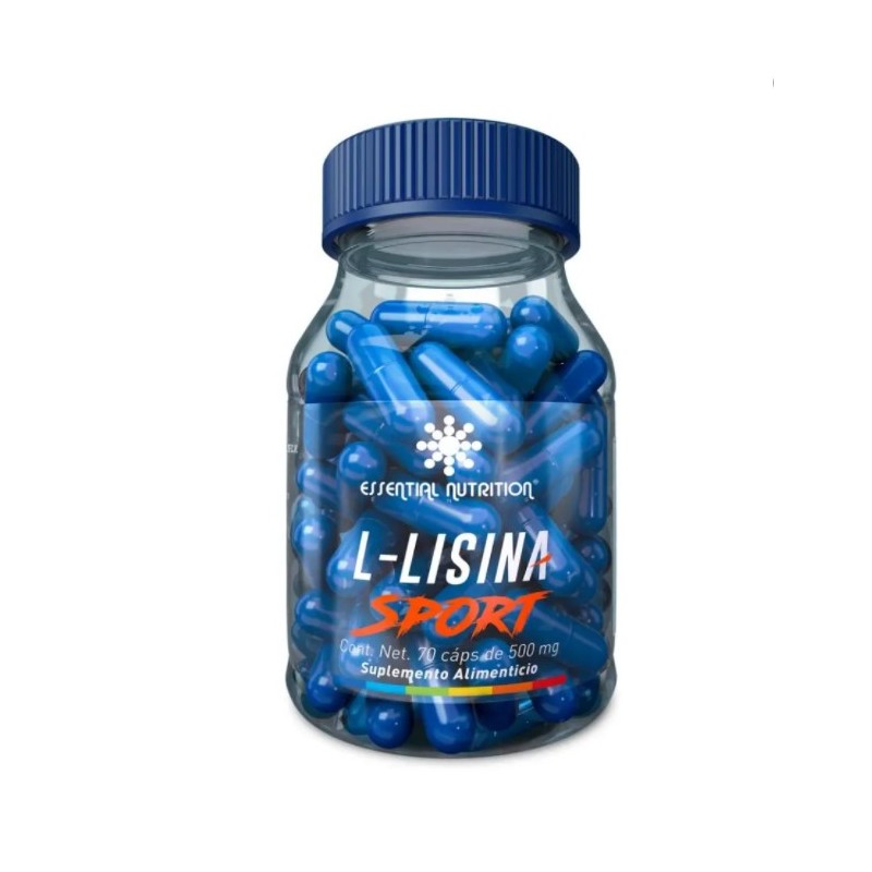 L Lisina Sport  Essential Nutrition 70 Cápsulas