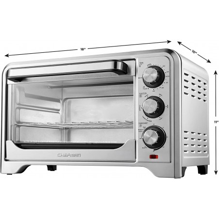 Horno Tostador Chefman RJ25-6-SS Color Plata 1/1 223356