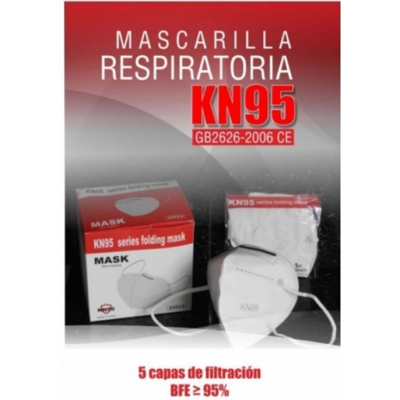 KN95 Series Folding Mask 1/20 Piezas 141224