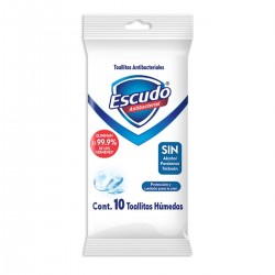 Toallitas Antibacteriales Escudo Paquete 10 piezas 1/10 560037