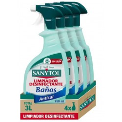 Limpiador baños + antical desinfectante bactericida spray 750 ml ·  SANICHUBB · Supermercado El Corte Inglés El Corte Inglés