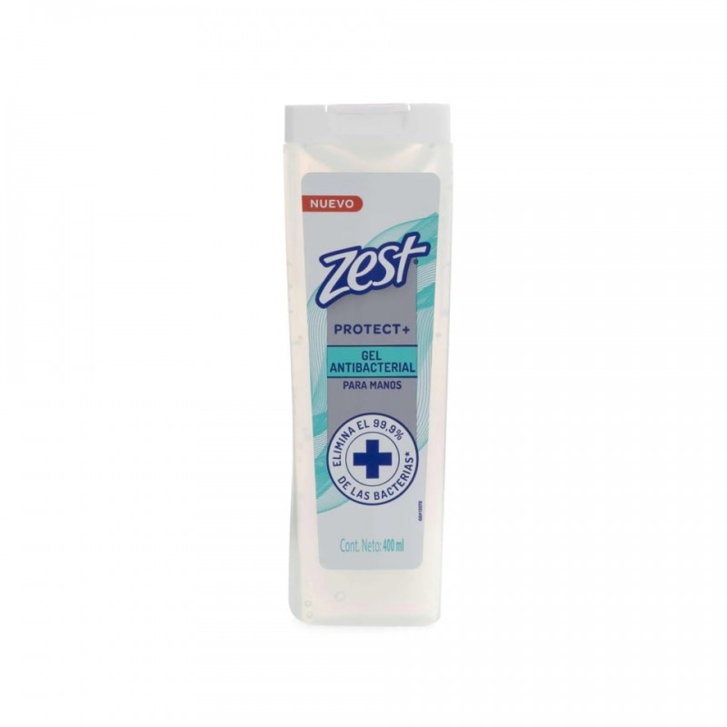 Gel Antibacterial Zest Protect+ Para Manos 400 ml 1/1 560030