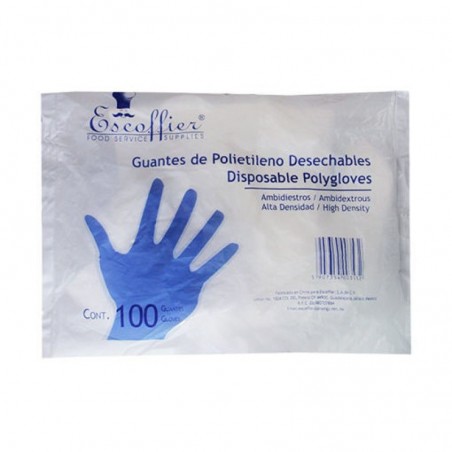 Guante de Polietileno Escoffier 100 Pz. 1/100 331608