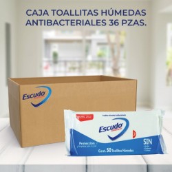 Caja Toallitas Antibacteriales Escudo con 36 Paquetes 1/36 560034