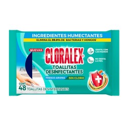 Toallitas Antibacteriales Cloralex 48 Piezas 1/48 560031