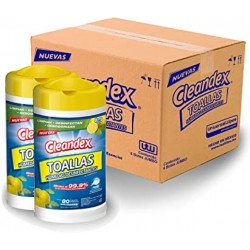Toallitas Desinfectantes para Superficies Cleandex Caja 480 Piezas 1/6 560054