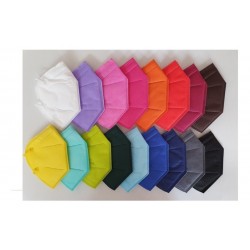 10 Cubrebocas de Colores KN95 de 5 Capas Folding Mask 1/10 141215