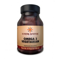 Omega 3 Vegetarian Essential Nutrition 40 Cápuslas