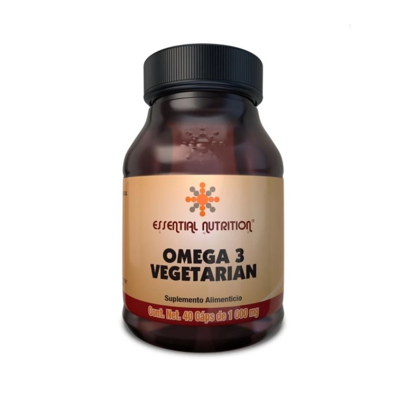Omega 3 Vegetarian Essential Nutrition 40 Cápuslas