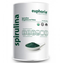 Spirulina Organica en Polvo Euphoria Superfoods 200 Gms