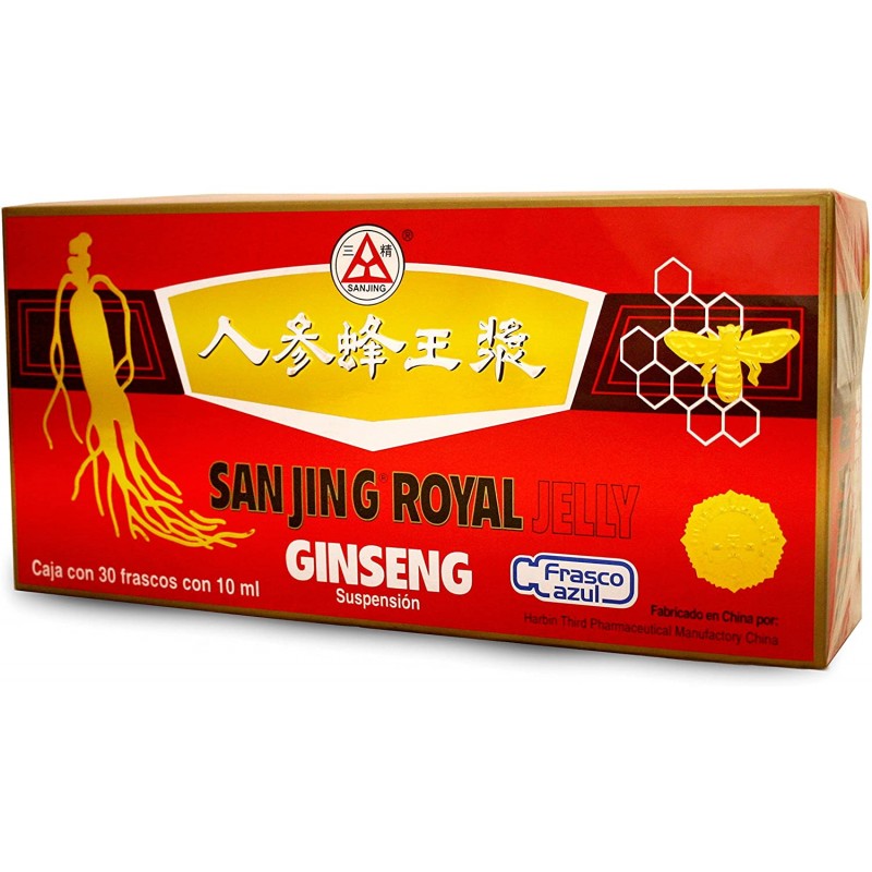 Ginseng Sanjing Royal Jelly Oral 10 X 10 Ml Ampolletas