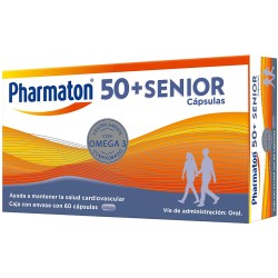 Pharmaton 50+ Senior Vitaminas 30 caps 250 Mg