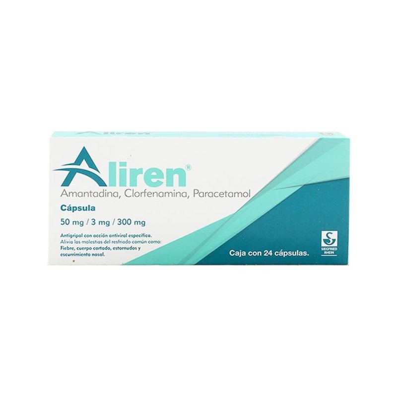 Aliren Antigripal con Accion Antiviral 24 Capsulas