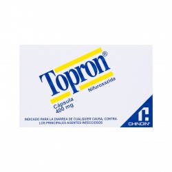 Topron Antidiarreico Nifuroxazida 400 Mg 16 capsulas