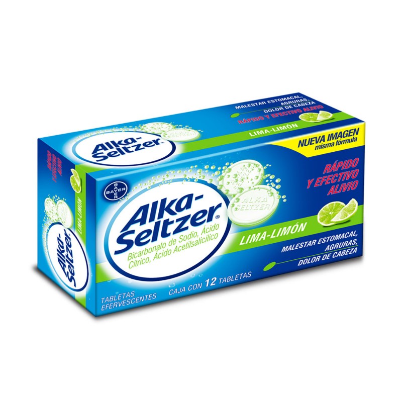 Antiácido Alka Seltzer LimaLimon Tabletas Efervescentes