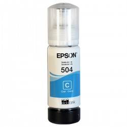 Botella de Tinta Epson EcoTank T504220 AL Cian