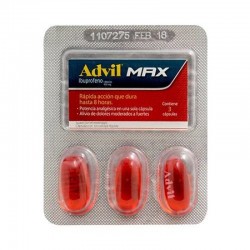 Advil Max 400 Mg Cápsulas 1/20 876794