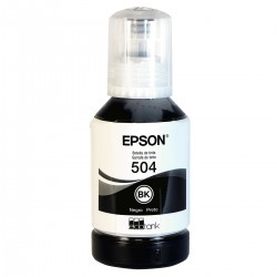 Botella de Tinta Epson EcoTank T504120 AL Negro