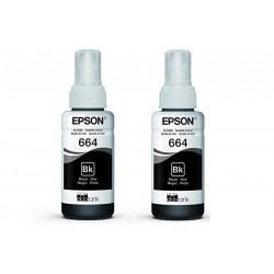 Pack Botellas de Tinta Epson EcoTank T664120 BL2 Negro 1/2