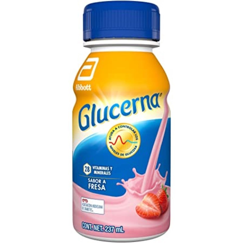 Glucerna Abbott Sabor Fresa de 237 Ml 1/16 113348