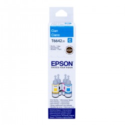 Botella de Tinta Epson EcoTank T664220 AL Cian