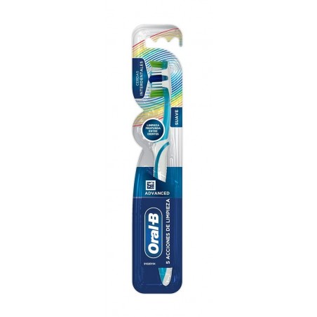 Cepillo dental Oral-B Advaced 5 acciones de limpieza suave 2 pzas
