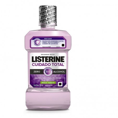 Enjuague Bucal Listerine Cuidado Total Zero Alcohol 250 Ml 1/1 887928