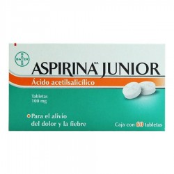 Analgésico Aspirina Junior Acido Acetilsalisilico 100 Mg  1/60 849422
