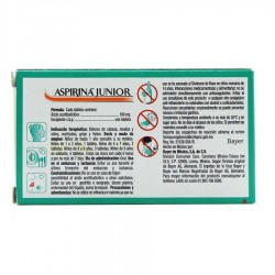 Analgésico Aspirina Junior Acido Acetilsalisilico 100 Mg  1/60 849422