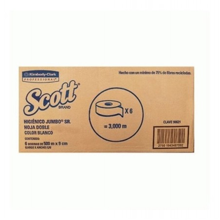 PAPEL HIGIENICO SCOTT SENIOR 6/500 90621