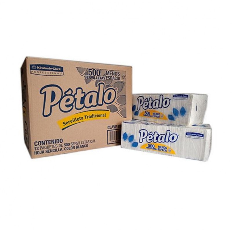 SERVILLETA TRADICIONAL PETALO 12/500 91640