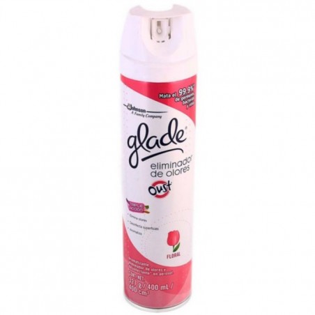 GLADE OUST DESINFECTANTE ELIMINADOR DE OLORES FLORAL 1/1 13199