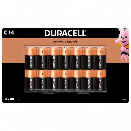 PILAS ALCALINAS C 14 PZAS DURACELL 1/14 111104