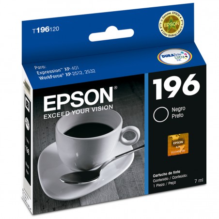 Cartucho de Tinta Epson T196120 AL Negro