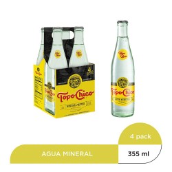 AGUA MINERAL TOPO CHICO 4/ 355 ml 630357