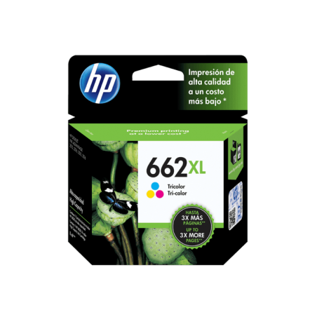 Cartucho de Tinta HP 662XL Advantage CZ106AL Tricolor