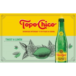 AGUA MINERAL TWIST LIMON TOPO CHICO 4/ 355 ml 630359