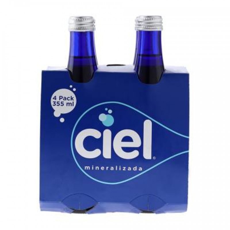 AGUA MINERAL CIEL 4/355 ML  630360