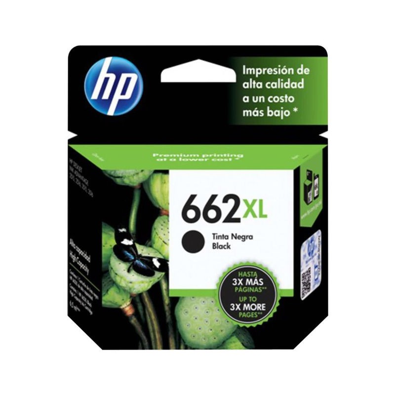 Cartucho de Tinta HP 662XL Advantage CZ105AL Negro