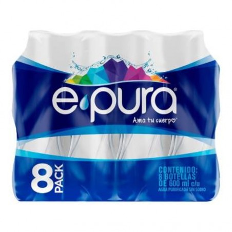 AGUA NATURAL EPURA 8/600 ML 630377