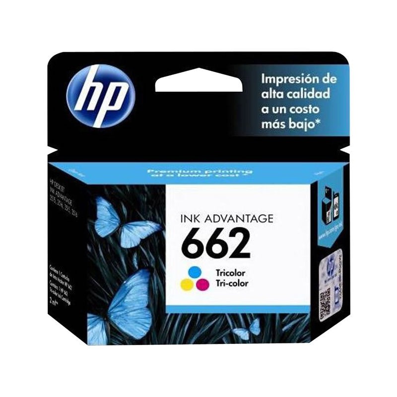 Cartucho de Tinta HP 662 CZ104AL Tricolor