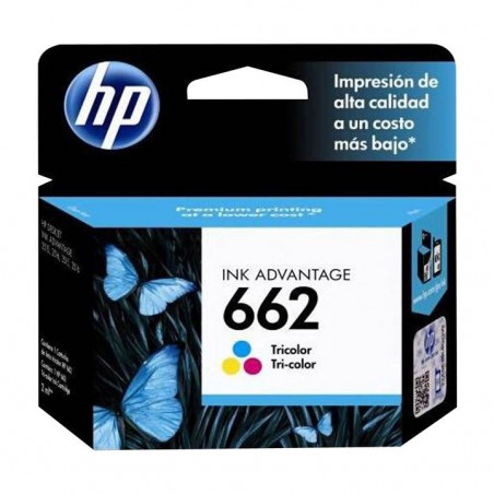 Cartucho de Tinta HP 662 CZ104AL Tricolor