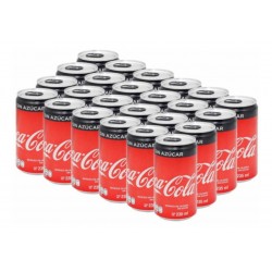 COCA COLA SIN AZUCAR MINI LATA 235 ML 1/24 630395