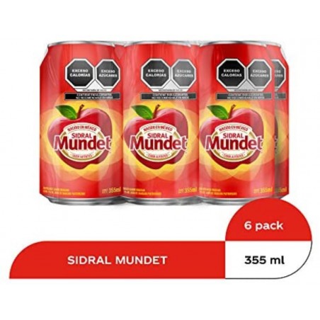 SIDRAL MUNDET LATA 355 ML 1/6 630397