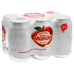 SIDRAL MUNDET LIGHT LATA 355 ML 1/6 630399