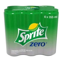 SPRITE ZERO LATA 355 ML 1/6 630401