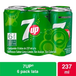 7UP MINI LATA 237 ML 1/6 630408