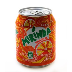 MIRINDA MINI LATA 237 ML 1/6 630410