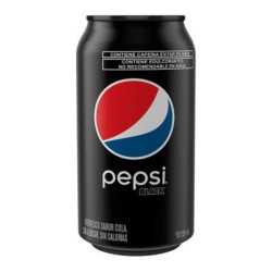 PEPSI BLACK SIN AZUCAR LATA 355 ML 1/6 630412